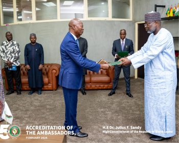 NEW AMBASSADORS REAFFIRM COMMITMENT TO ENHANCING COOPERATION WITH ECOWAS